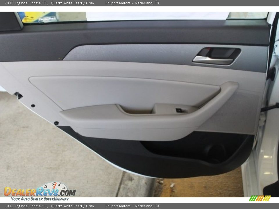 2018 Hyundai Sonata SEL Quartz White Pearl / Gray Photo #22