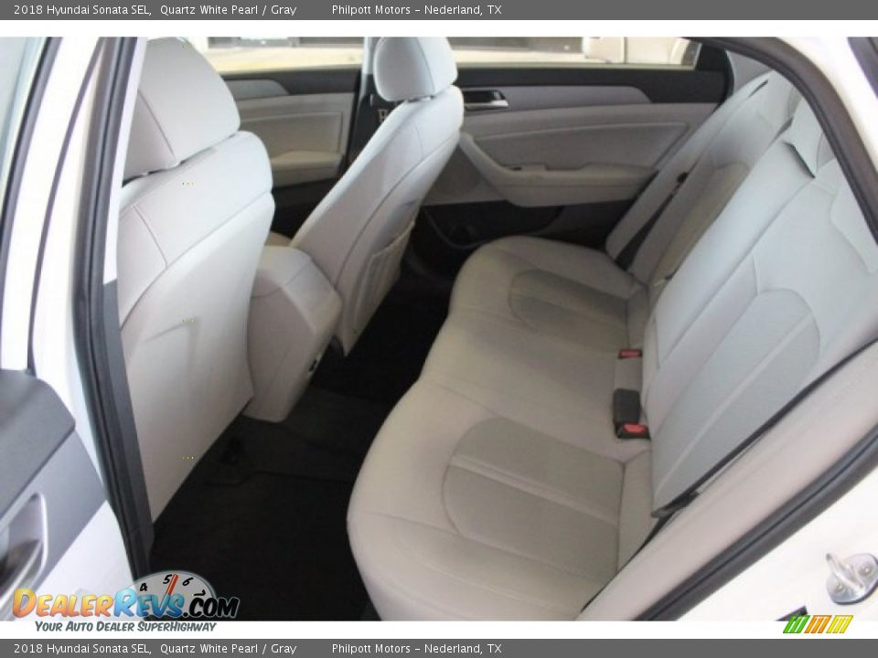 2018 Hyundai Sonata SEL Quartz White Pearl / Gray Photo #23