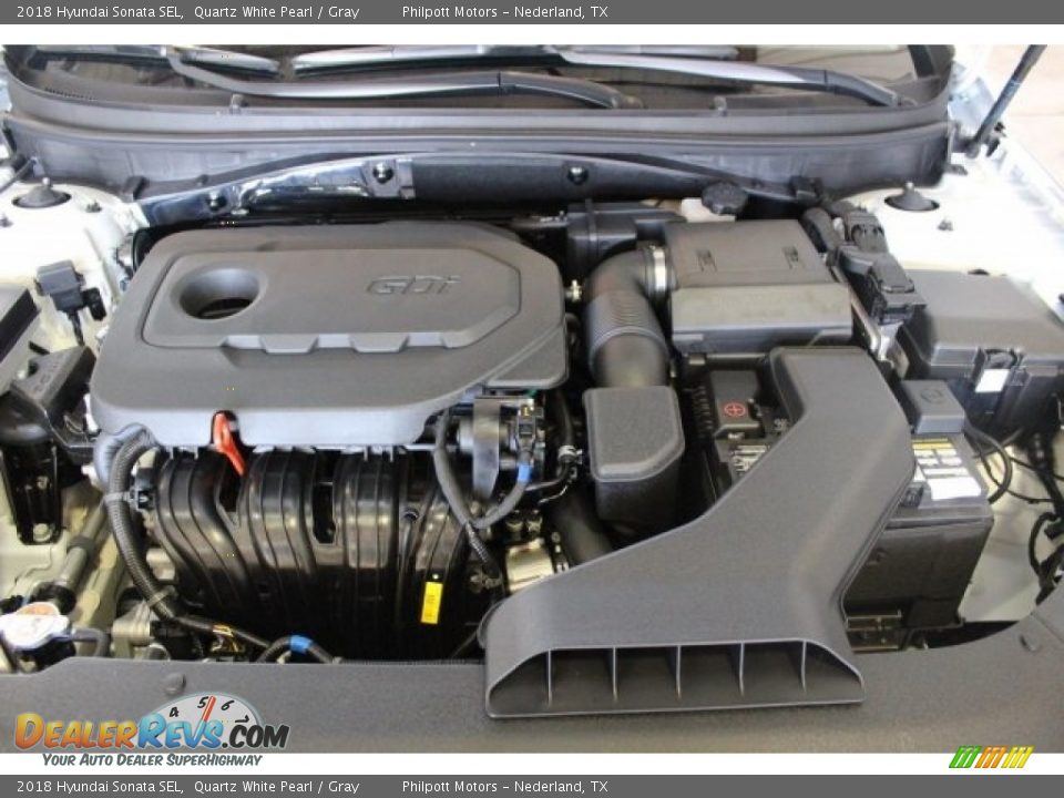 2018 Hyundai Sonata SEL Quartz White Pearl / Gray Photo #27
