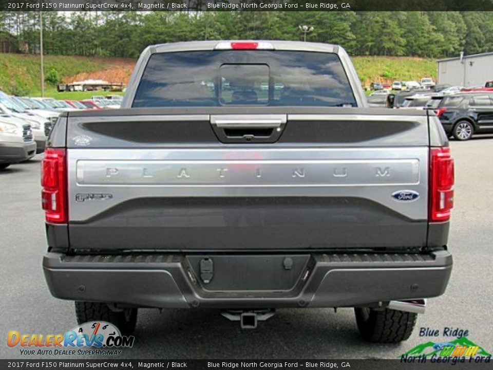 2017 Ford F150 Platinum SuperCrew 4x4 Magnetic / Black Photo #4