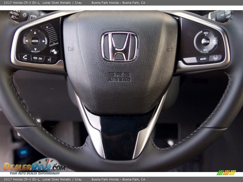 2017 Honda CR-V EX-L Lunar Silver Metallic / Gray Photo #8