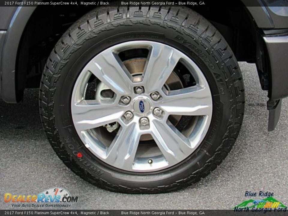 2017 Ford F150 Platinum SuperCrew 4x4 Magnetic / Black Photo #9