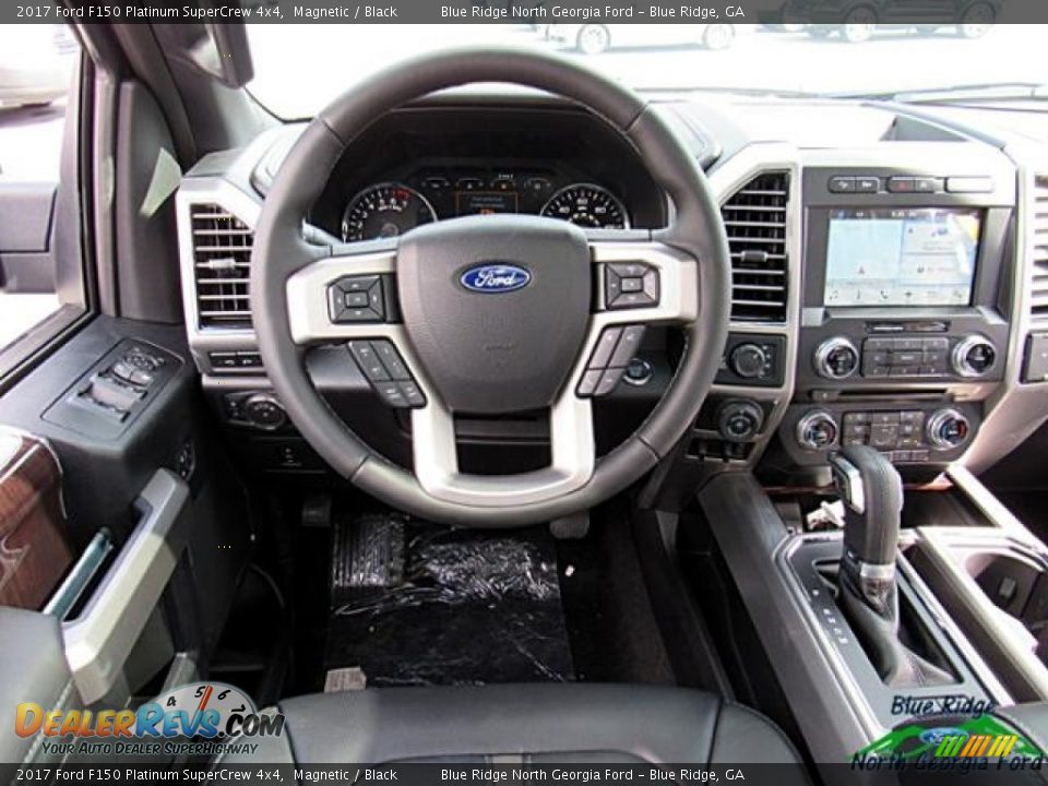 2017 Ford F150 Platinum SuperCrew 4x4 Magnetic / Black Photo #15