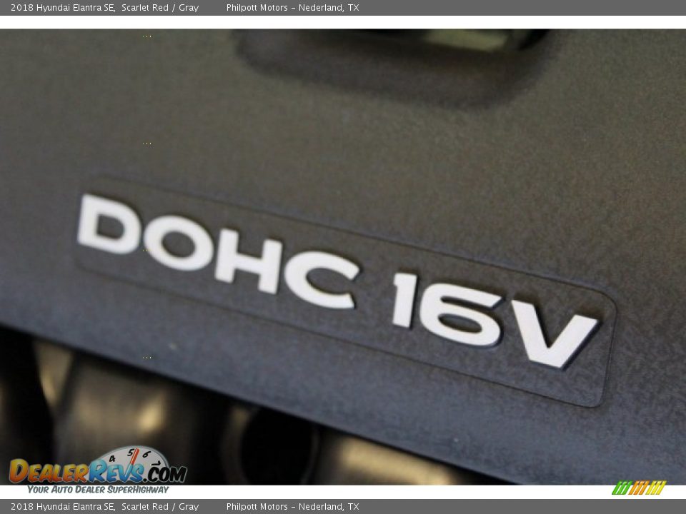 2018 Hyundai Elantra SE Scarlet Red / Gray Photo #23