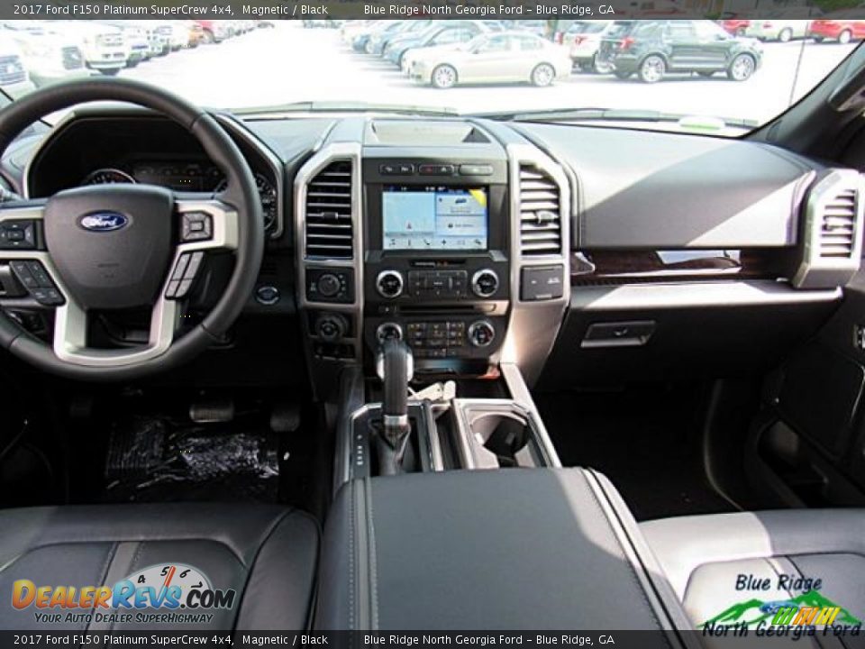 2017 Ford F150 Platinum SuperCrew 4x4 Magnetic / Black Photo #16