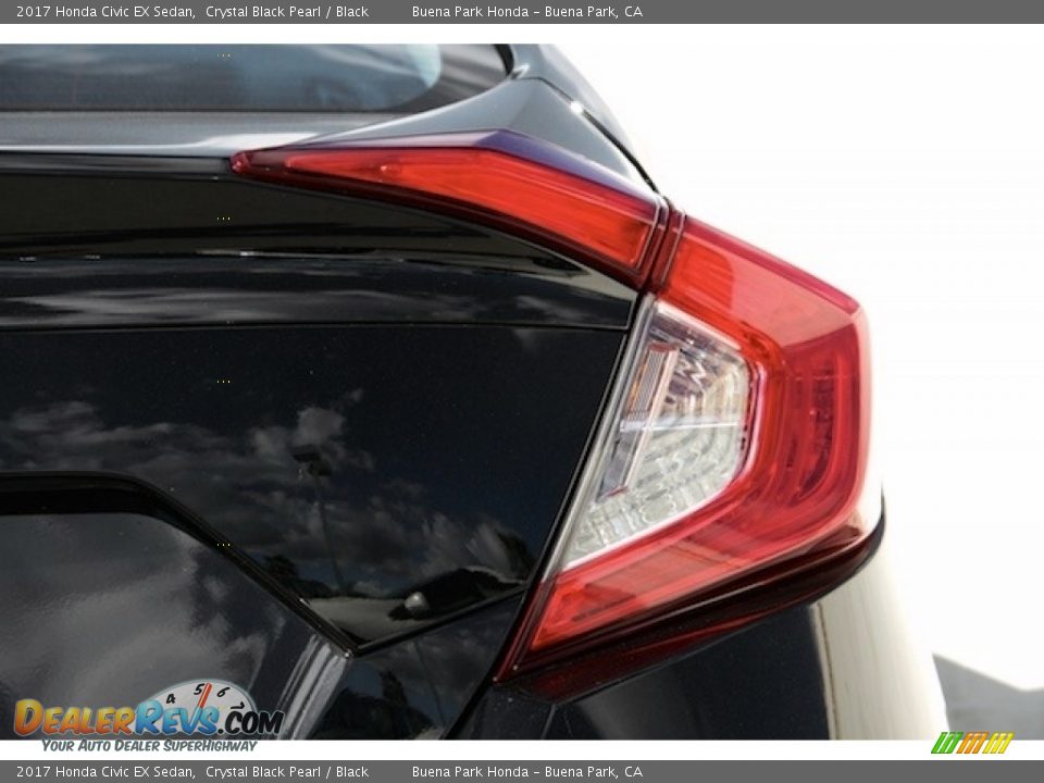 2017 Honda Civic EX Sedan Crystal Black Pearl / Black Photo #4