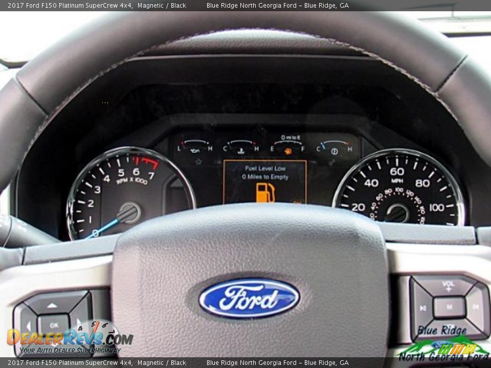 2017 Ford F150 Platinum SuperCrew 4x4 Magnetic / Black Photo #18