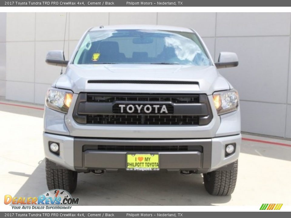 2017 Toyota Tundra TRD PRO CrewMax 4x4 Cement / Black Photo #2