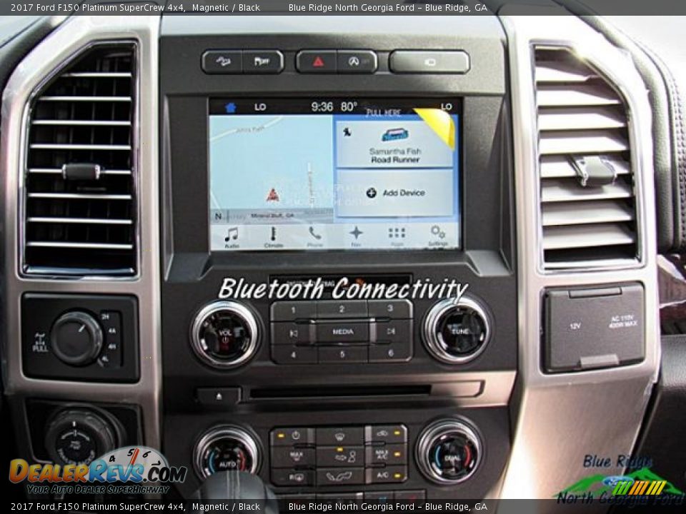 2017 Ford F150 Platinum SuperCrew 4x4 Magnetic / Black Photo #19