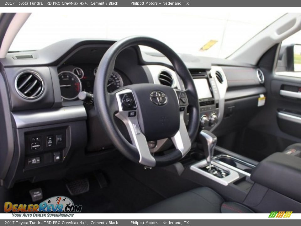 2017 Toyota Tundra TRD PRO CrewMax 4x4 Cement / Black Photo #9
