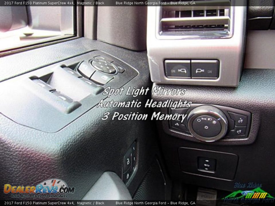 2017 Ford F150 Platinum SuperCrew 4x4 Magnetic / Black Photo #26