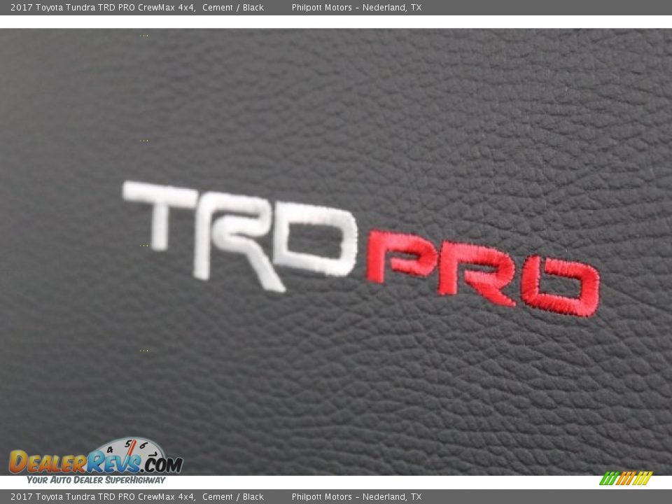 2017 Toyota Tundra TRD PRO CrewMax 4x4 Cement / Black Photo #12