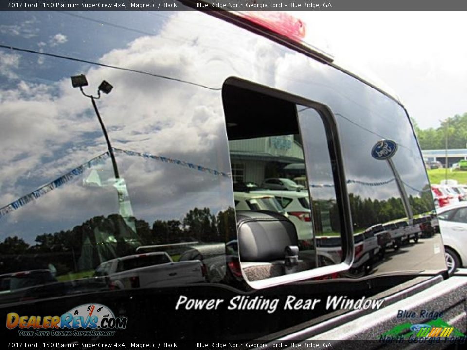 2017 Ford F150 Platinum SuperCrew 4x4 Magnetic / Black Photo #27