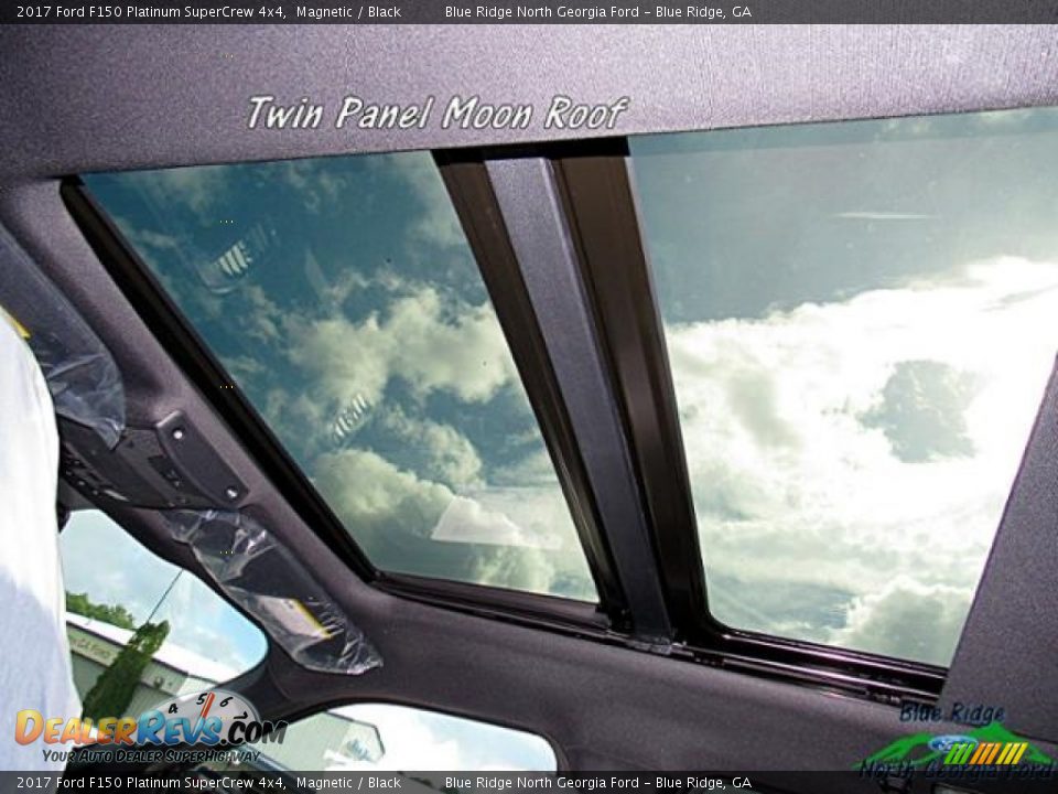 2017 Ford F150 Platinum SuperCrew 4x4 Magnetic / Black Photo #29