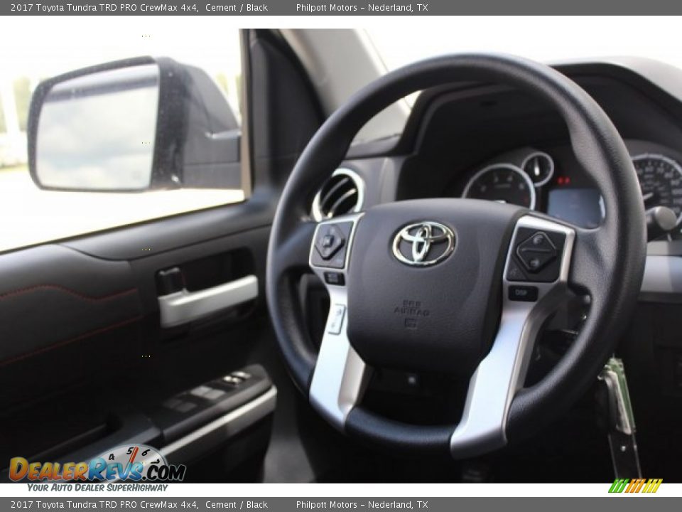 2017 Toyota Tundra TRD PRO CrewMax 4x4 Cement / Black Photo #25