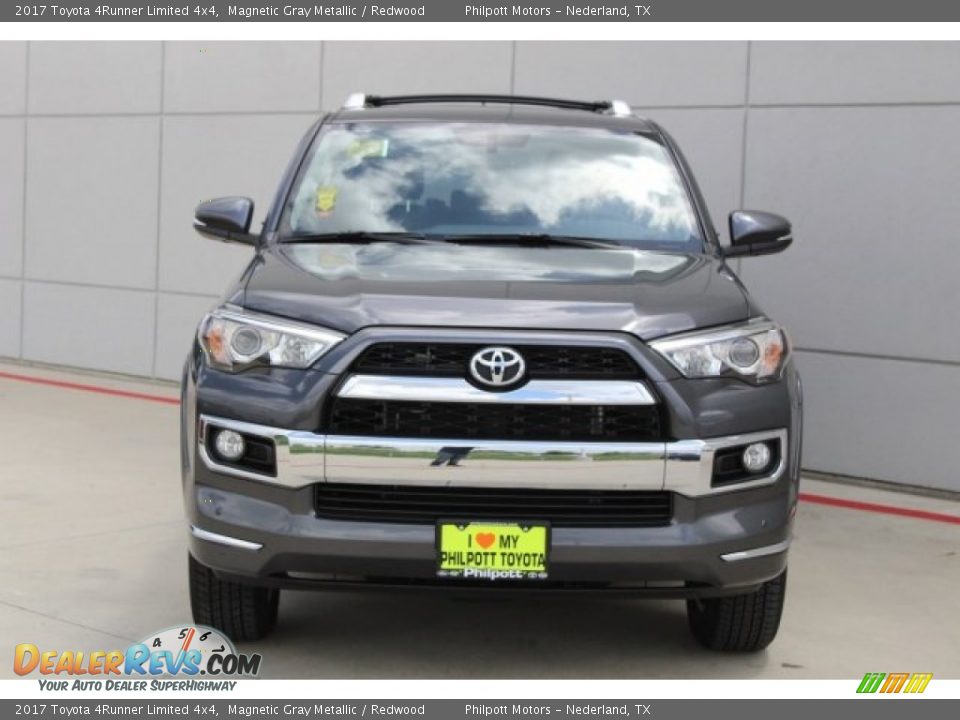 2017 Toyota 4Runner Limited 4x4 Magnetic Gray Metallic / Redwood Photo #2