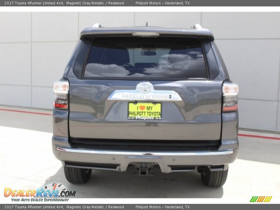 2017 Toyota 4Runner Limited 4x4 Magnetic Gray Metallic / Redwood Photo #7