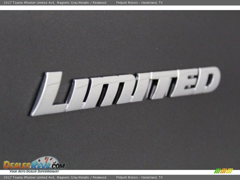2017 Toyota 4Runner Limited 4x4 Magnetic Gray Metallic / Redwood Photo #8