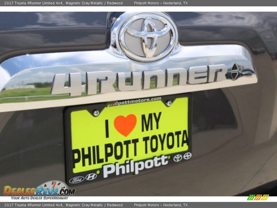 2017 Toyota 4Runner Limited 4x4 Magnetic Gray Metallic / Redwood Photo #9