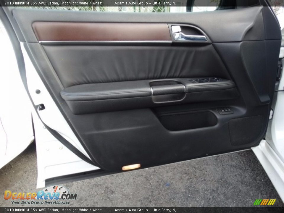 2010 Infiniti M 35x AWD Sedan Moonlight White / Wheat Photo #7
