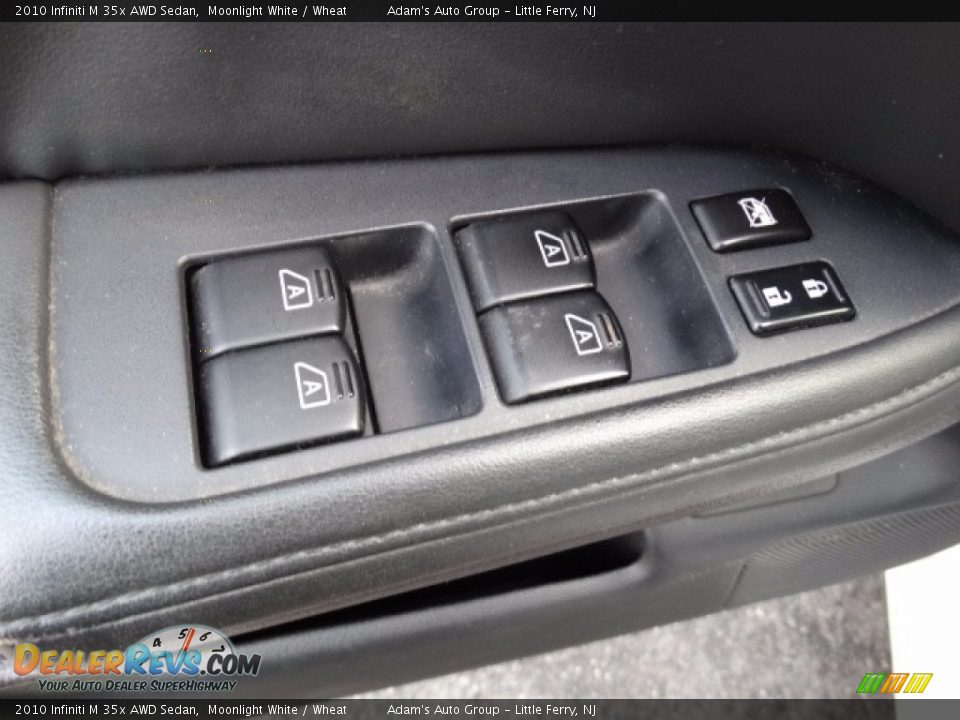 2010 Infiniti M 35x AWD Sedan Moonlight White / Wheat Photo #8