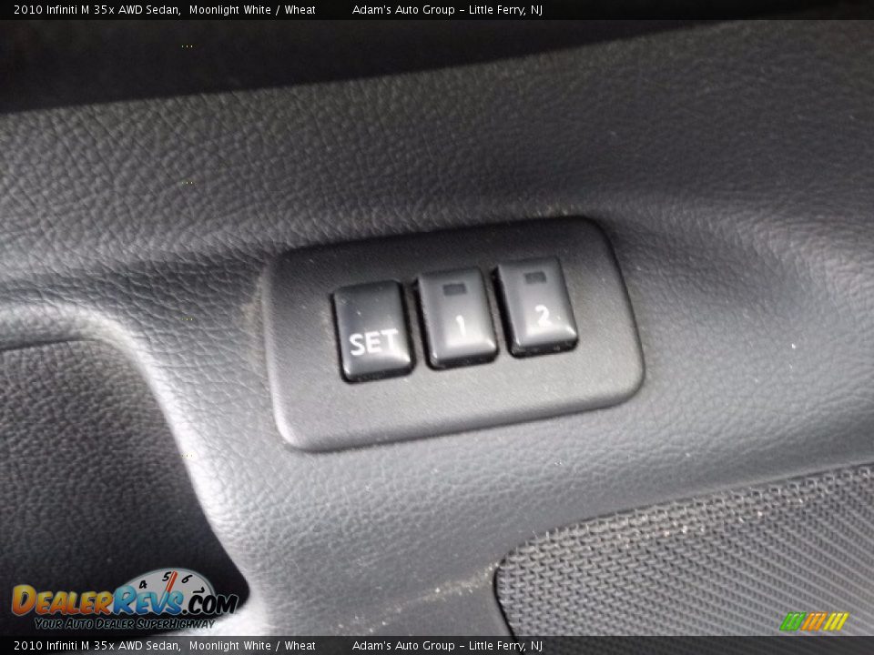 2010 Infiniti M 35x AWD Sedan Moonlight White / Wheat Photo #9