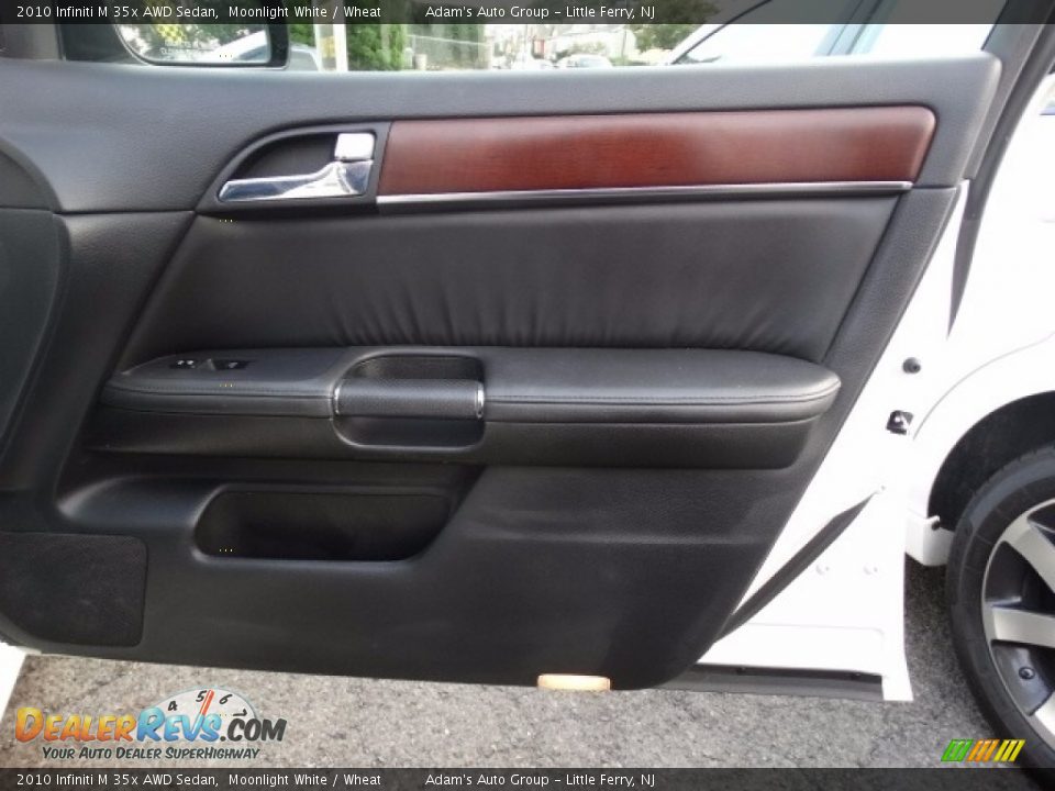 2010 Infiniti M 35x AWD Sedan Moonlight White / Wheat Photo #12