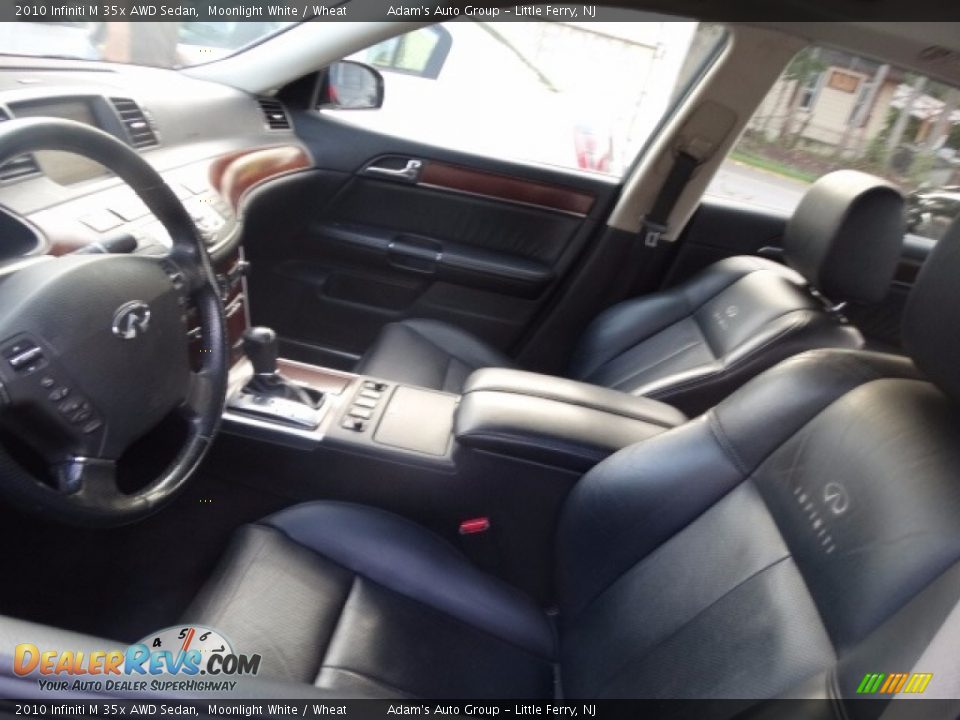 2010 Infiniti M 35x AWD Sedan Moonlight White / Wheat Photo #16