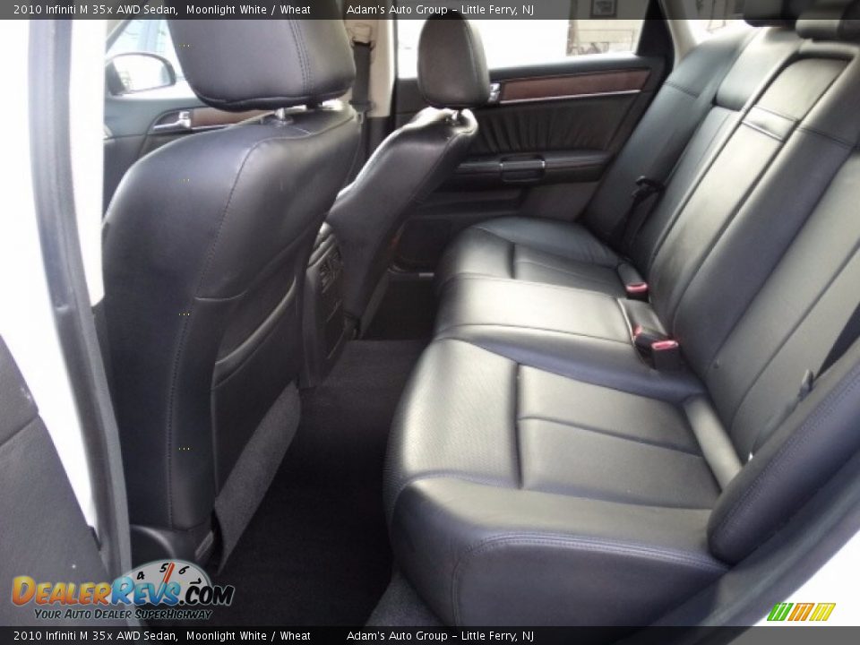 2010 Infiniti M 35x AWD Sedan Moonlight White / Wheat Photo #17