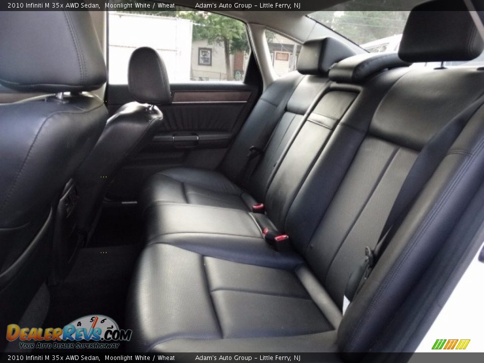 2010 Infiniti M 35x AWD Sedan Moonlight White / Wheat Photo #18