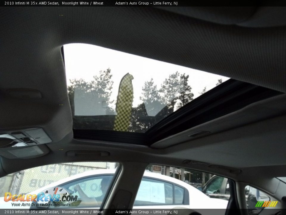 2010 Infiniti M 35x AWD Sedan Moonlight White / Wheat Photo #19