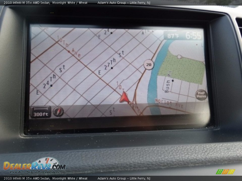 2010 Infiniti M 35x AWD Sedan Moonlight White / Wheat Photo #25