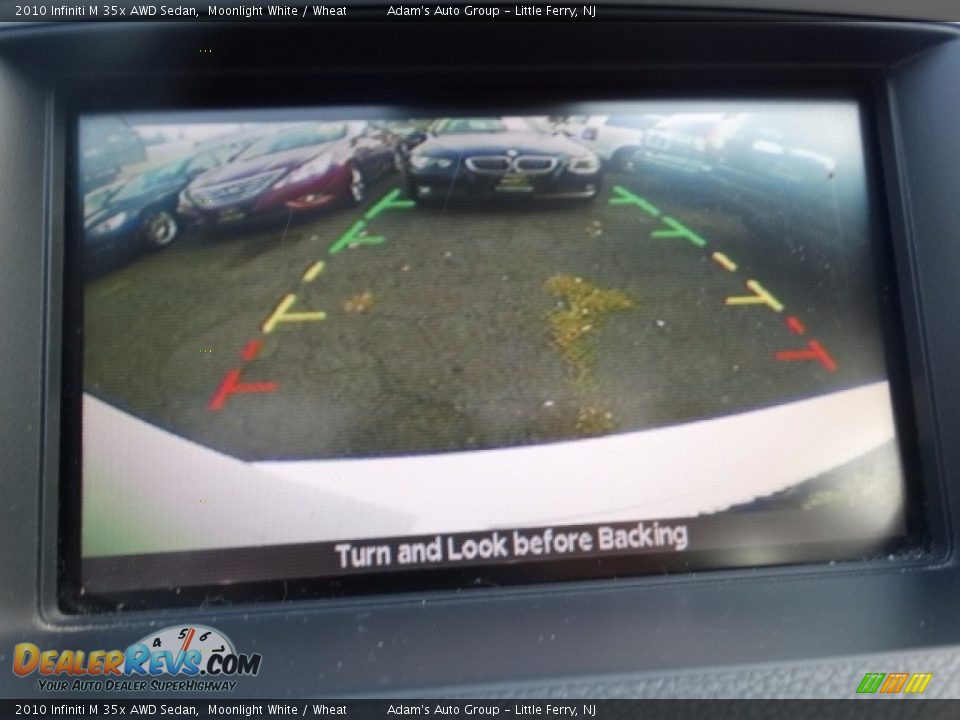 2010 Infiniti M 35x AWD Sedan Moonlight White / Wheat Photo #26