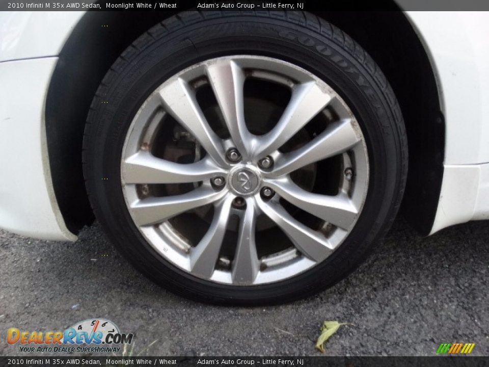 2010 Infiniti M 35x AWD Sedan Moonlight White / Wheat Photo #33