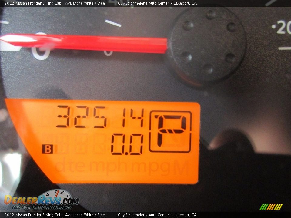 2012 Nissan Frontier S King Cab Avalanche White / Steel Photo #11