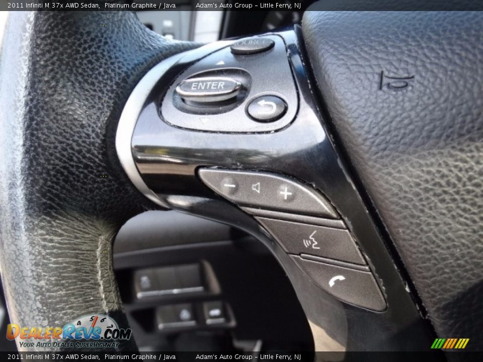 2011 Infiniti M 37x AWD Sedan Platinum Graphite / Java Photo #23