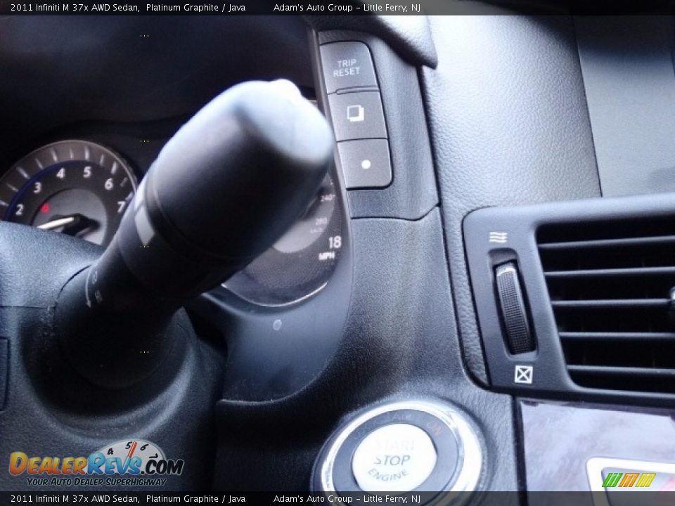 2011 Infiniti M 37x AWD Sedan Platinum Graphite / Java Photo #26