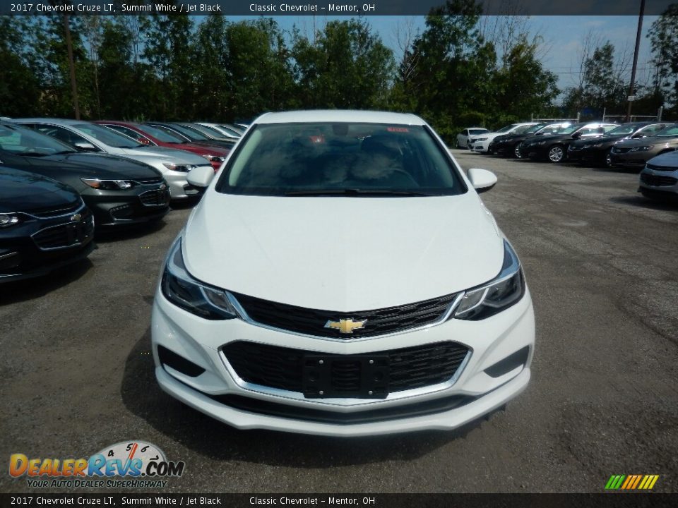 2017 Chevrolet Cruze LT Summit White / Jet Black Photo #2