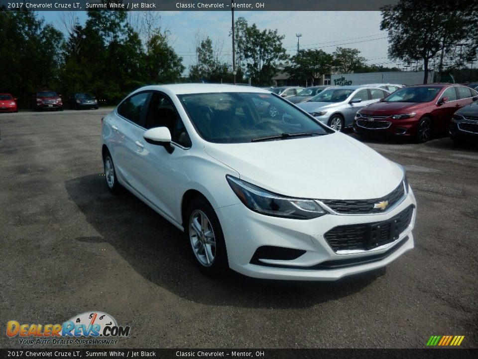 2017 Chevrolet Cruze LT Summit White / Jet Black Photo #3