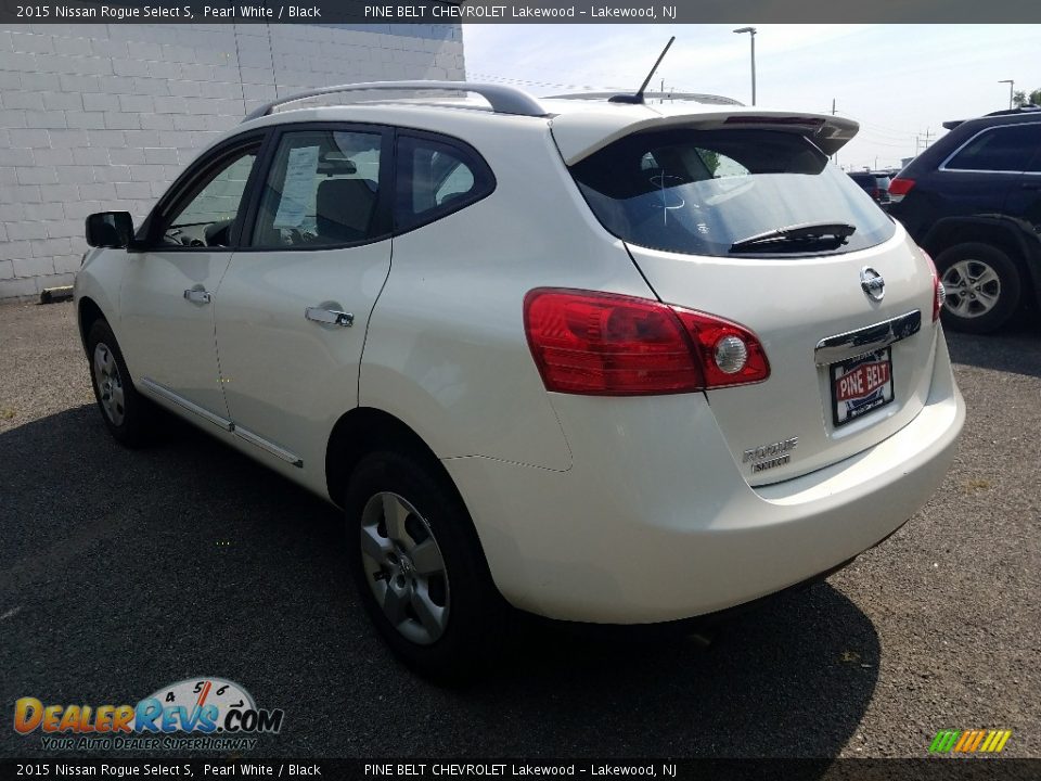 2015 Nissan Rogue Select S Pearl White / Black Photo #2