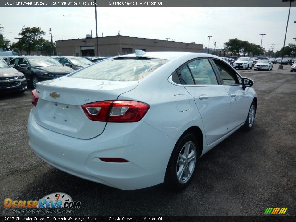 2017 Chevrolet Cruze LT Summit White / Jet Black Photo #4
