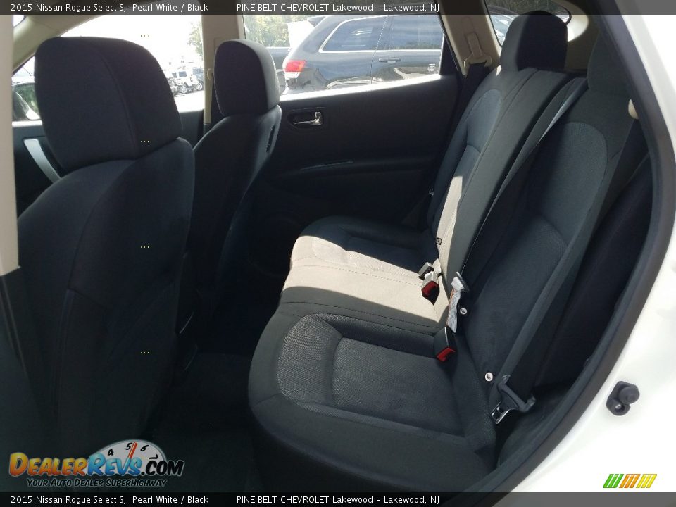 2015 Nissan Rogue Select S Pearl White / Black Photo #3