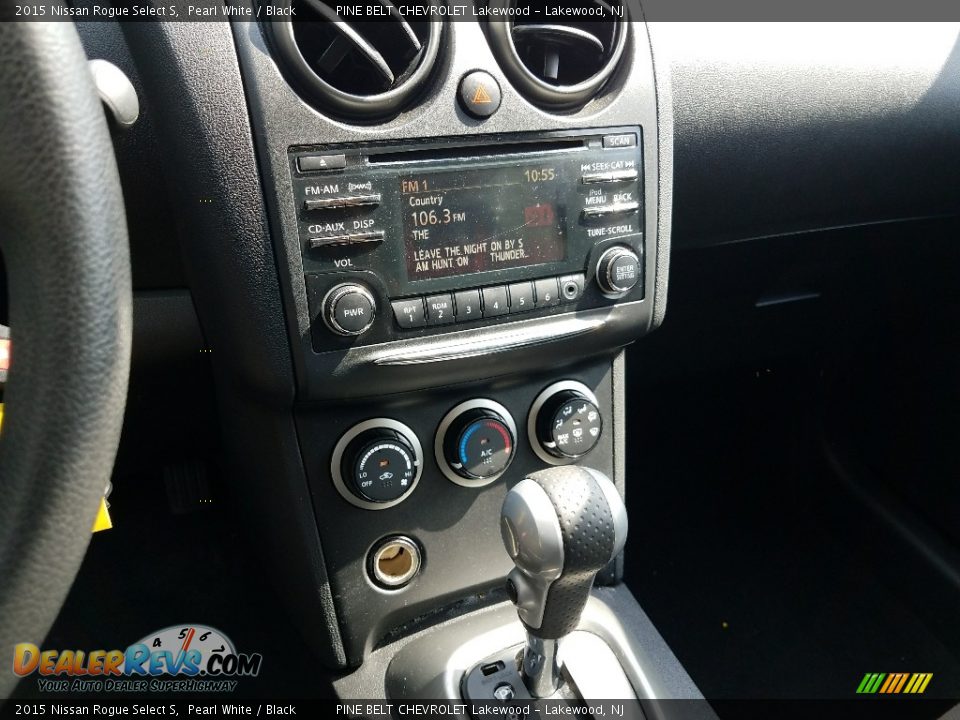 2015 Nissan Rogue Select S Pearl White / Black Photo #4