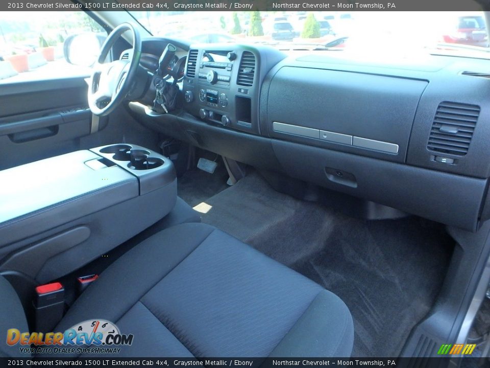 2013 Chevrolet Silverado 1500 LT Extended Cab 4x4 Graystone Metallic / Ebony Photo #15