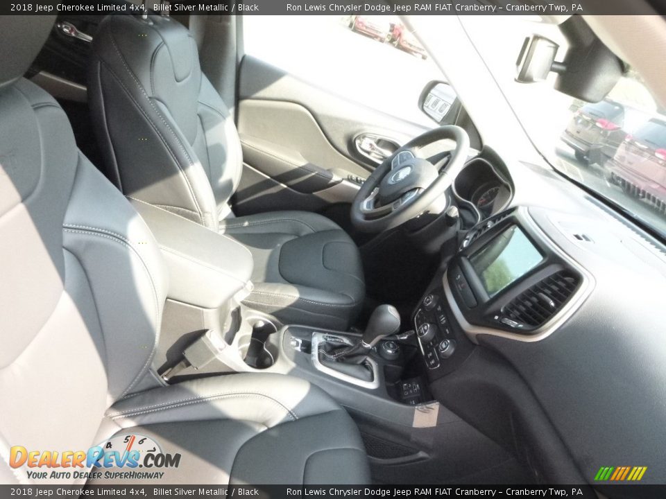 2018 Jeep Cherokee Limited 4x4 Billet Silver Metallic / Black Photo #10