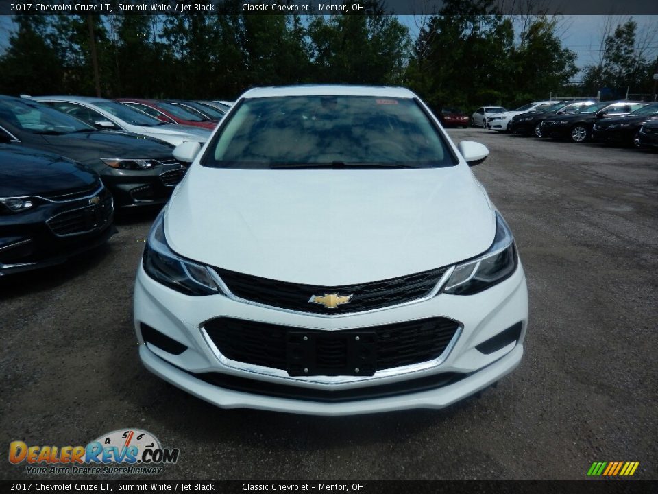 2017 Chevrolet Cruze LT Summit White / Jet Black Photo #2