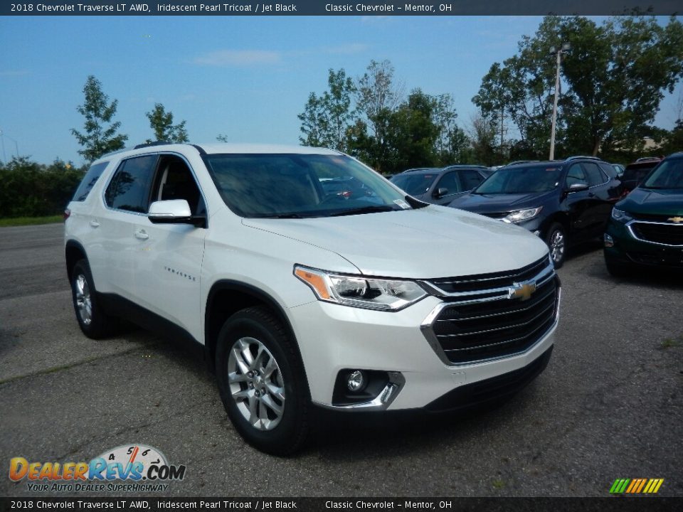 2018 Chevrolet Traverse LT AWD Iridescent Pearl Tricoat / Jet Black Photo #3