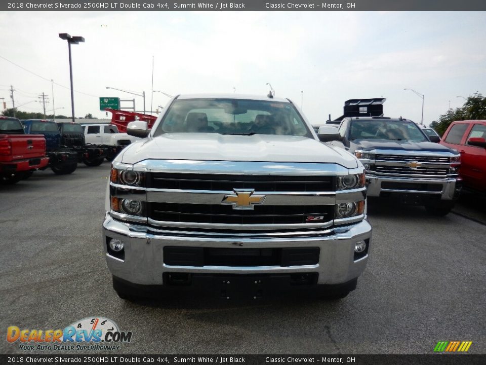 2018 Chevrolet Silverado 2500HD LT Double Cab 4x4 Summit White / Jet Black Photo #2