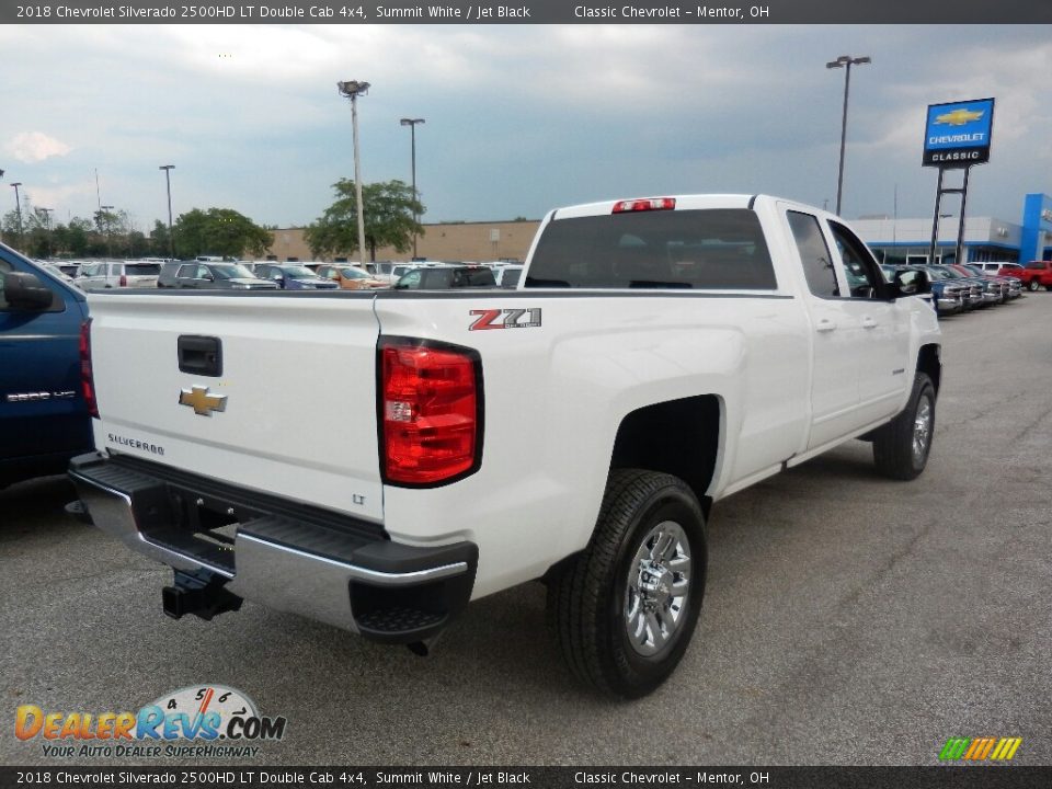 2018 Chevrolet Silverado 2500HD LT Double Cab 4x4 Summit White / Jet Black Photo #4