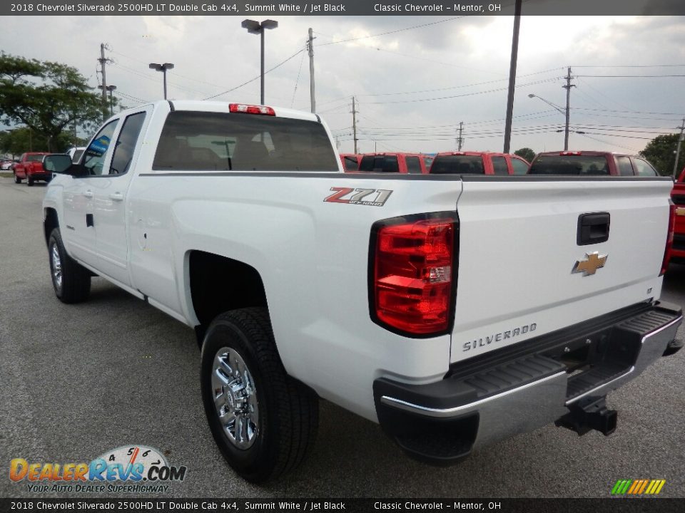2018 Chevrolet Silverado 2500HD LT Double Cab 4x4 Summit White / Jet Black Photo #5